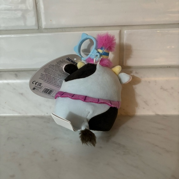 Cillian the Clown Cow Squishmallow Clip - Picture 2 of 3